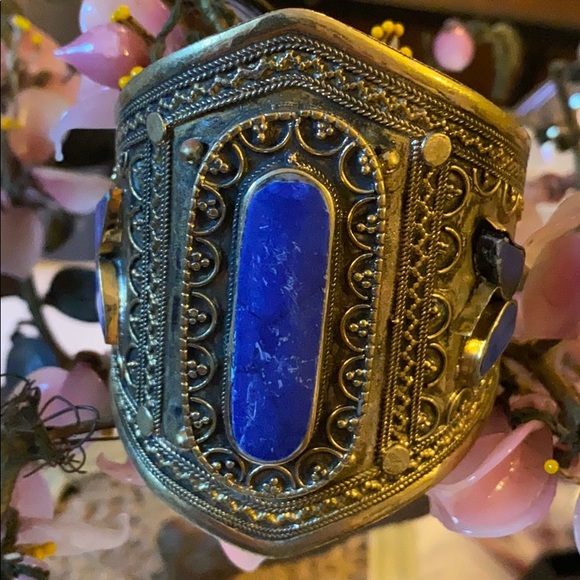 Vintage lapis cuff